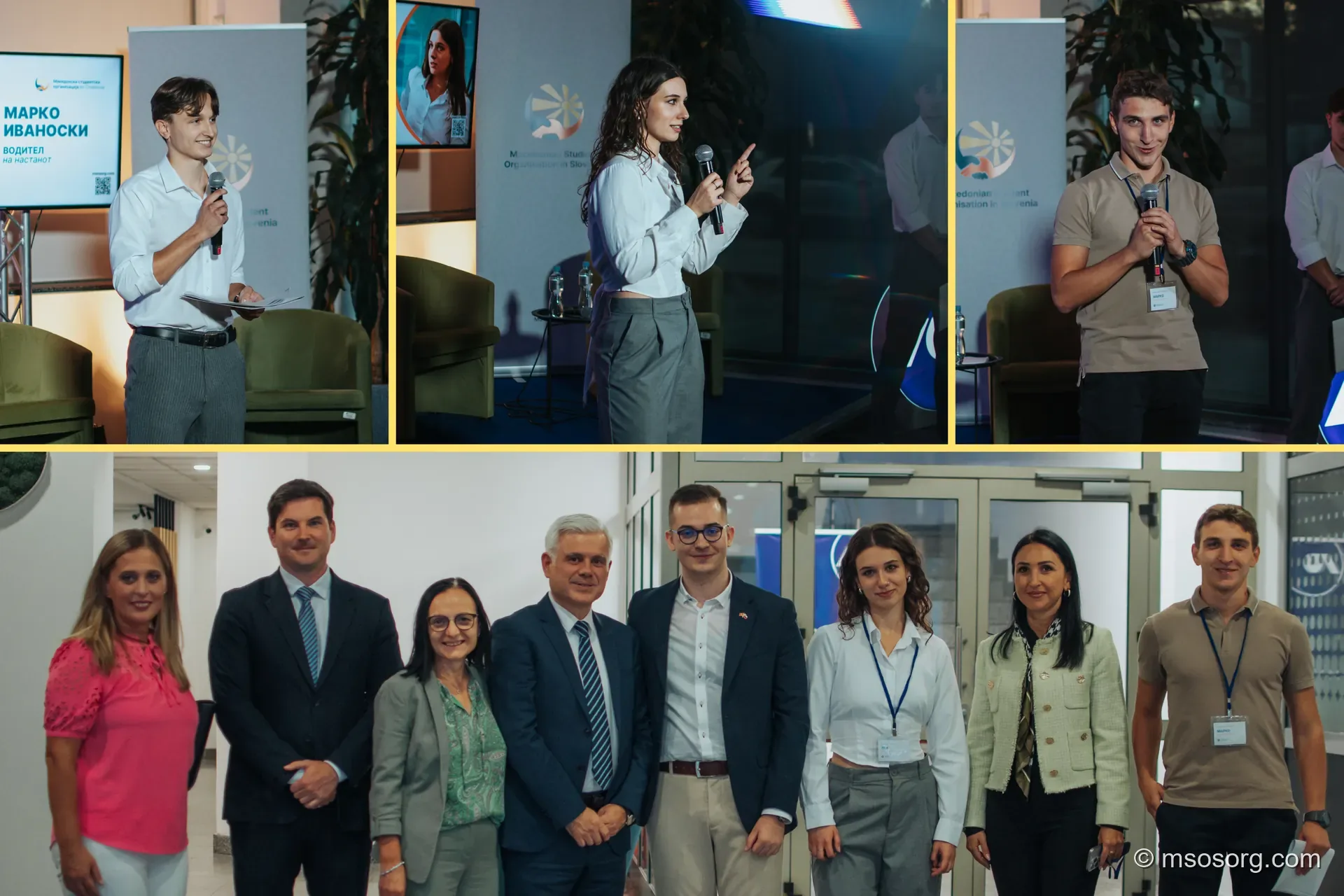 Panelists and partners at Meet Student Slovenia 2024