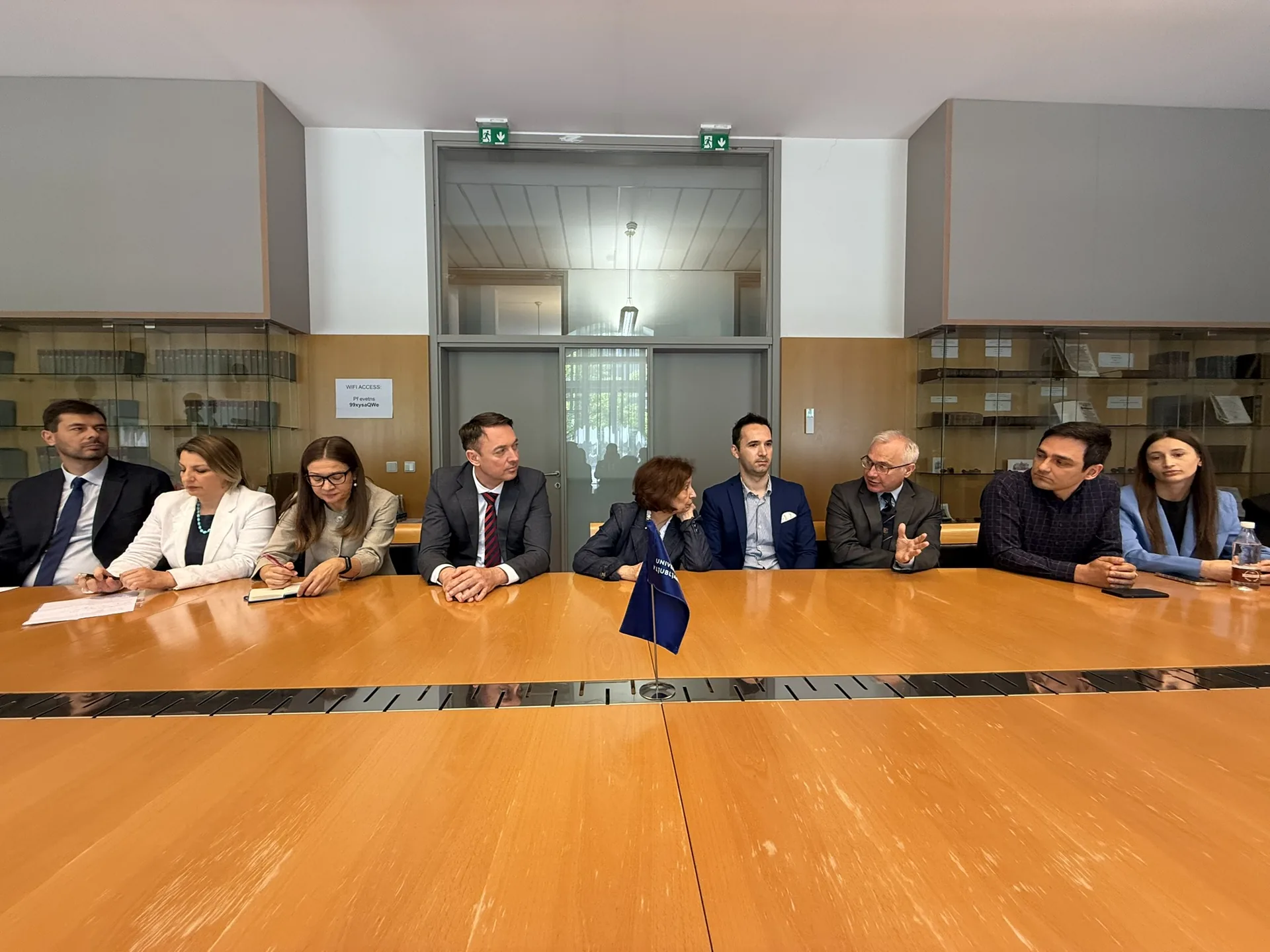 President Gordana Siljanovska-Davkova at the University of Ljubljana
